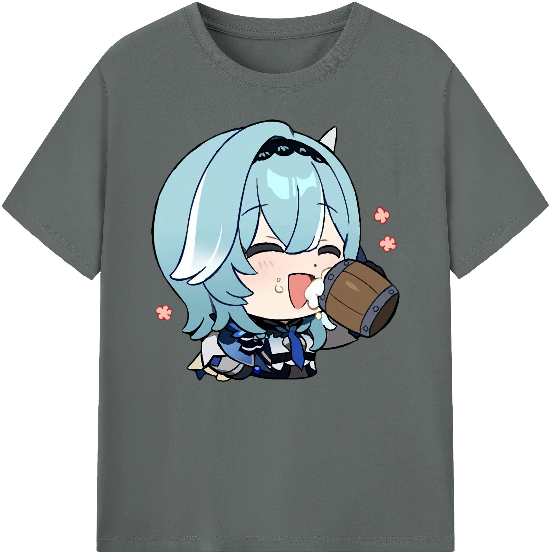 げんし神 优菈 ゆうら genshin Yūra 綿100％ メンズ半袖Tシャツ｜肌触りやわらか＆通気性